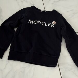 Moncler Kids Classic Black Sweatshirt